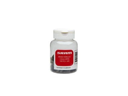 265036 sram brake ferrules blk 100 count