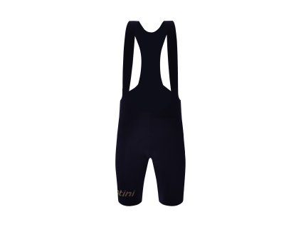 Kraťasy so šľami SANTINI Unico Edge Black - XS (Veľkosť XS)
