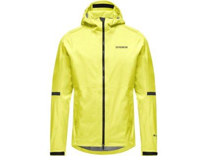 285243 gore lupra 2 0 gore tex hooded jacket mens lime yellow l